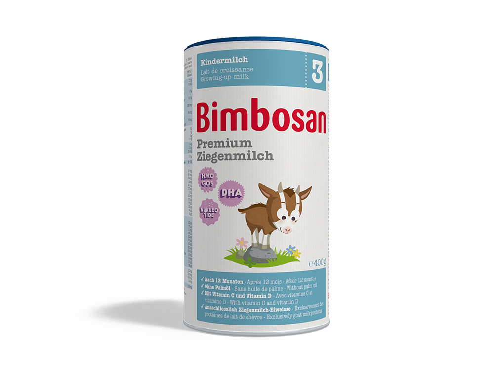 Premium goat's milk 3 - Bimbosan Schweiz